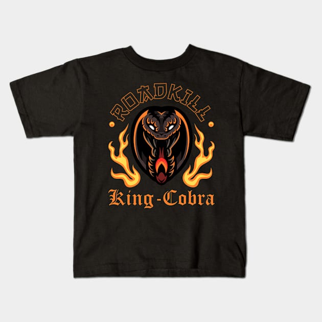 King of Cobra Kids T-Shirt by baroeki